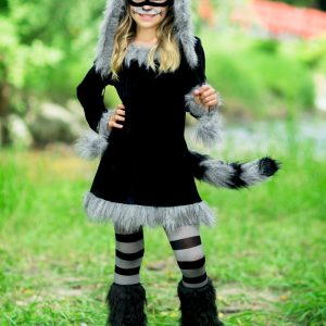 Sweet Raccoon Girls Costume