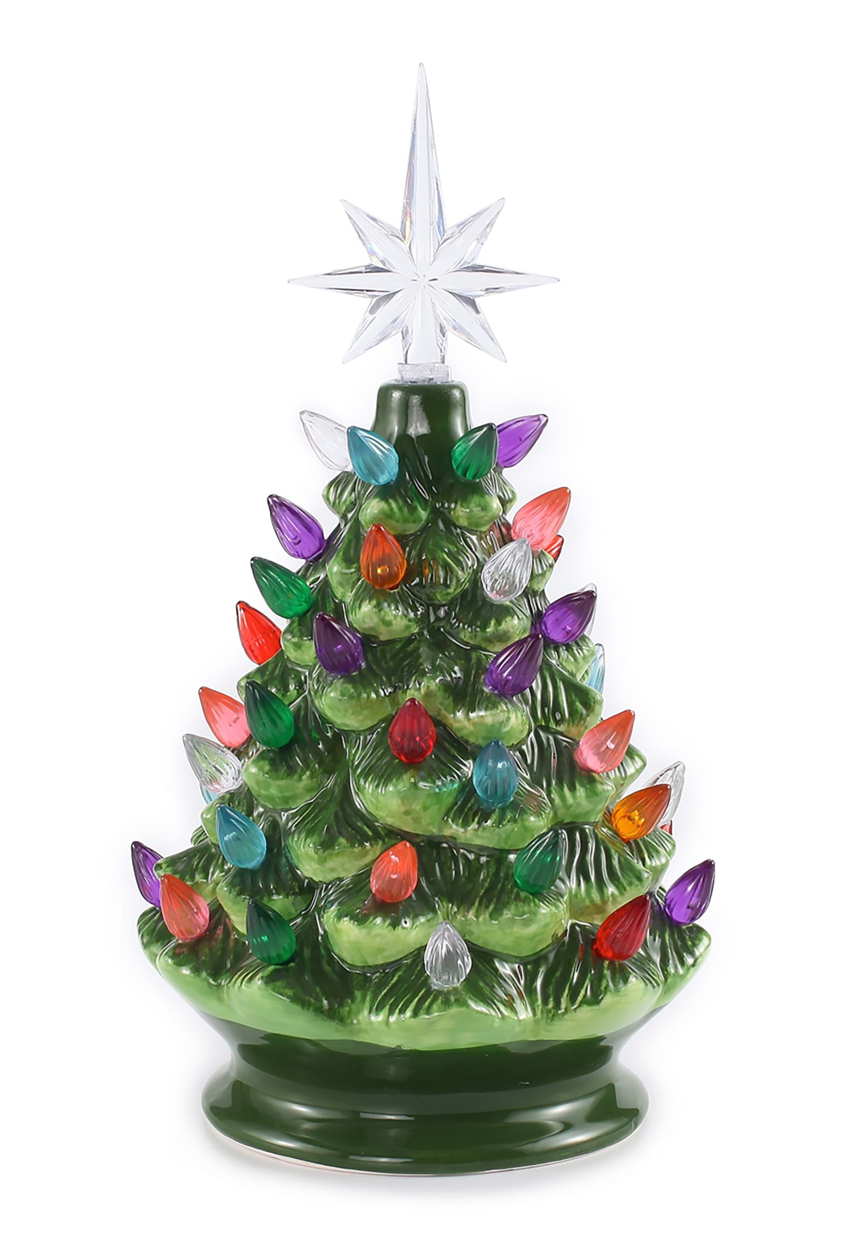 Tabletop Ceramic 10″ Christmas Tree