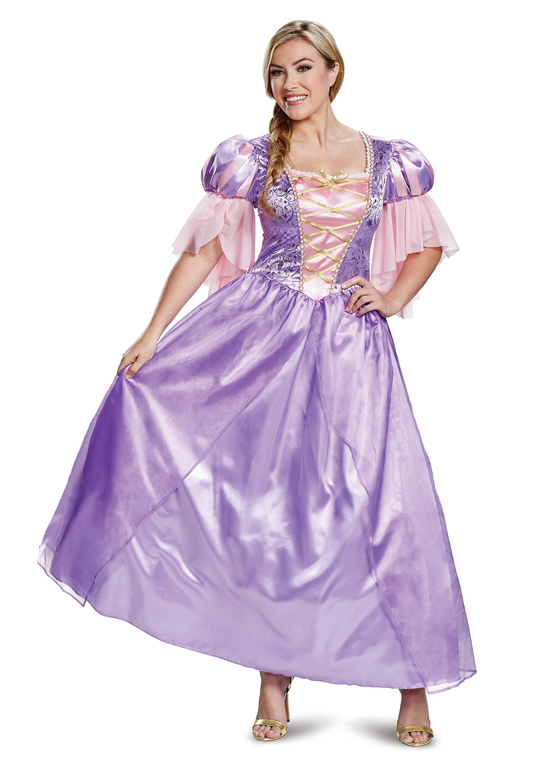 Tangled Deluxe Rapunzel Costume for Adults