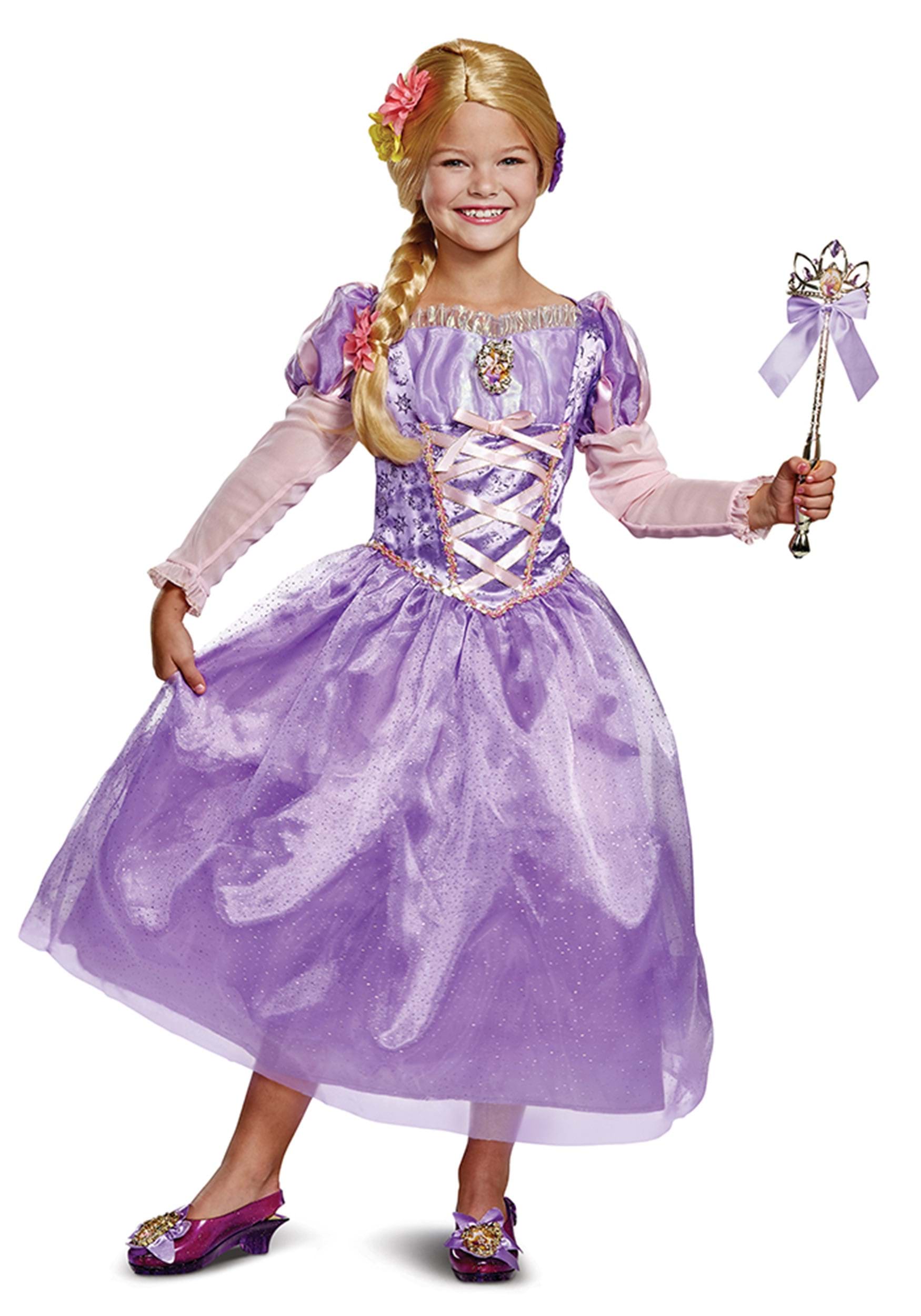 Tangled Rapunzel Kids Deluxe Costume