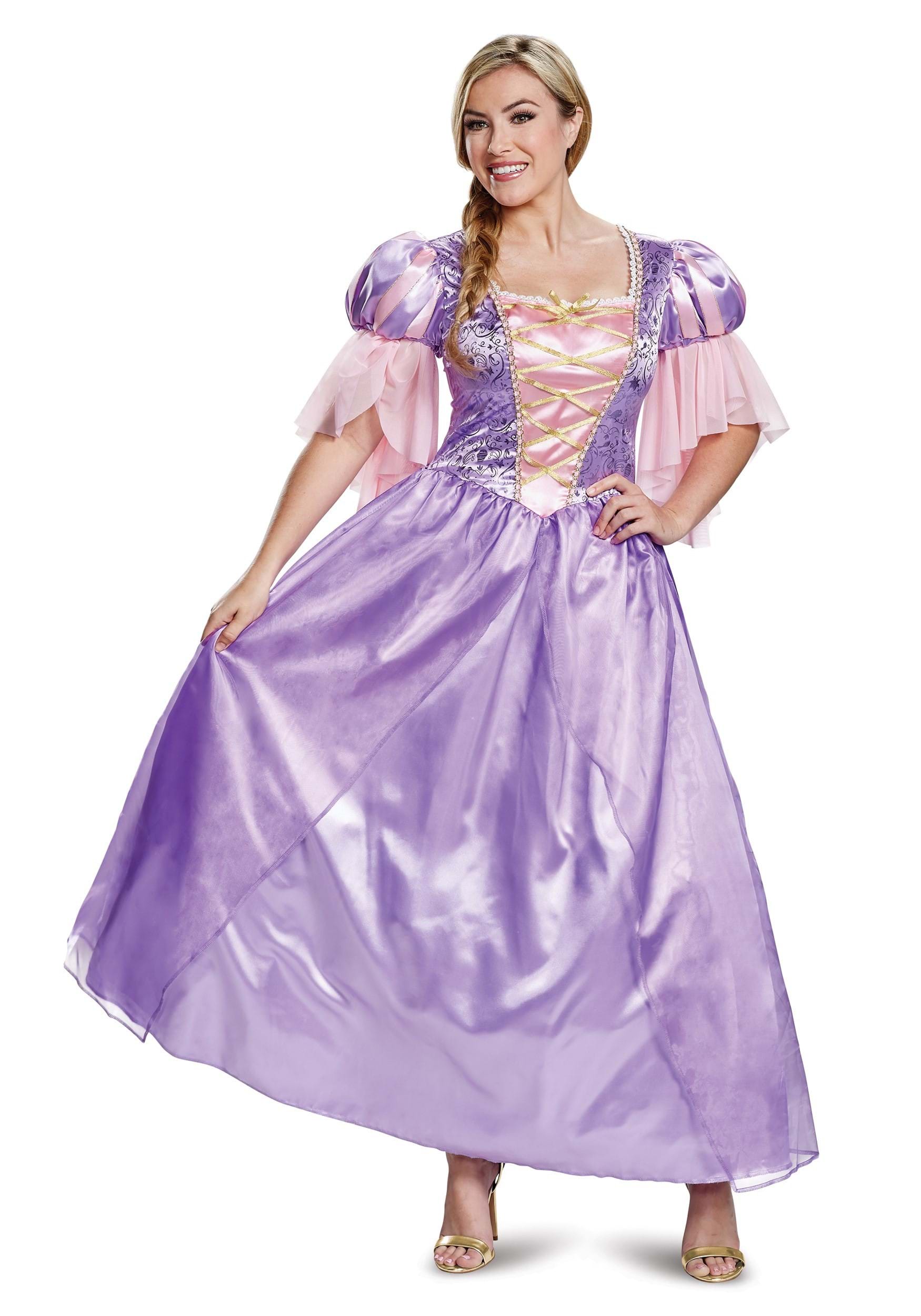 Tangled Women’s Plus Size Deluxe Rapunzel Costume