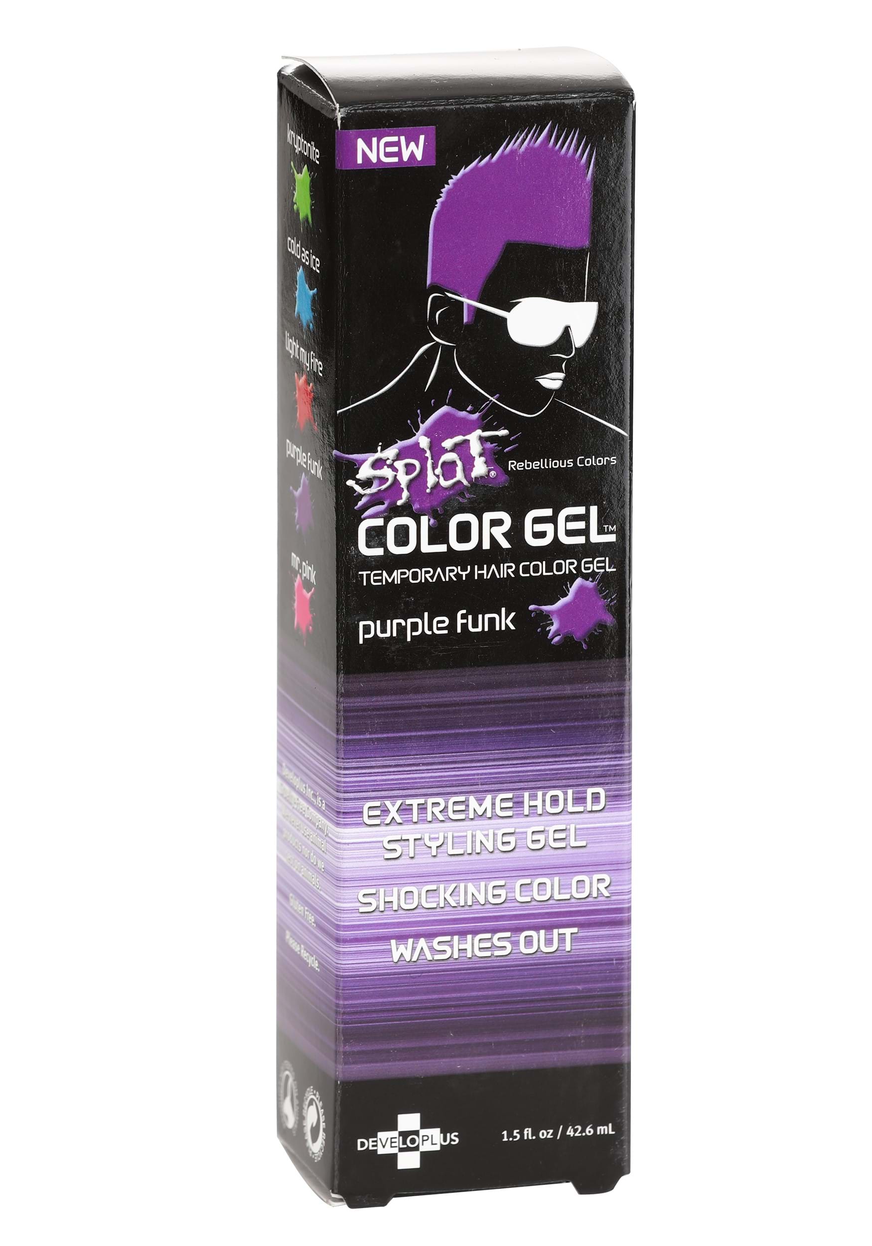 Temporary Color Styling Gel in Purple
