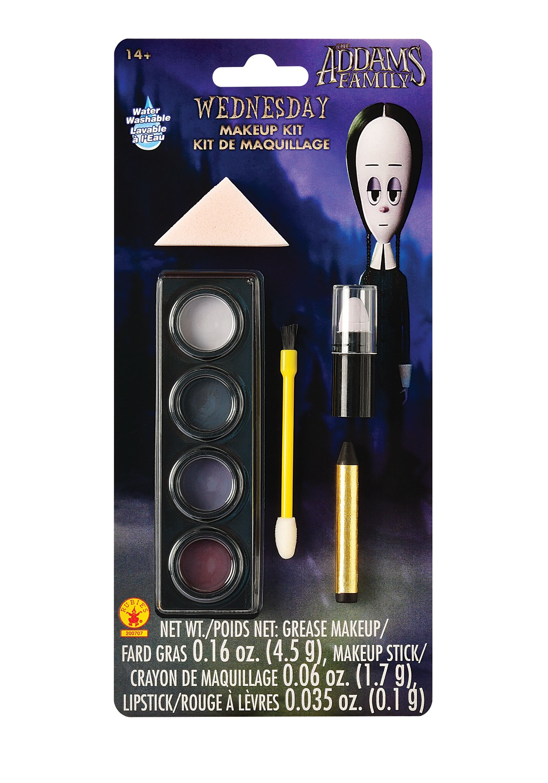 The Addams Family Child’s Wednesday Makeup Kit Accessory