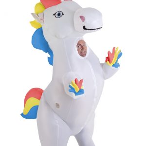 The Adult Inflatable Prancing Unicorn Costume