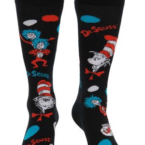 The Cat In The Hat Pattern Socks Adult
