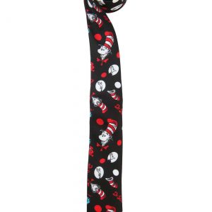The Cat in the Hat Pattern Necktie for Adults