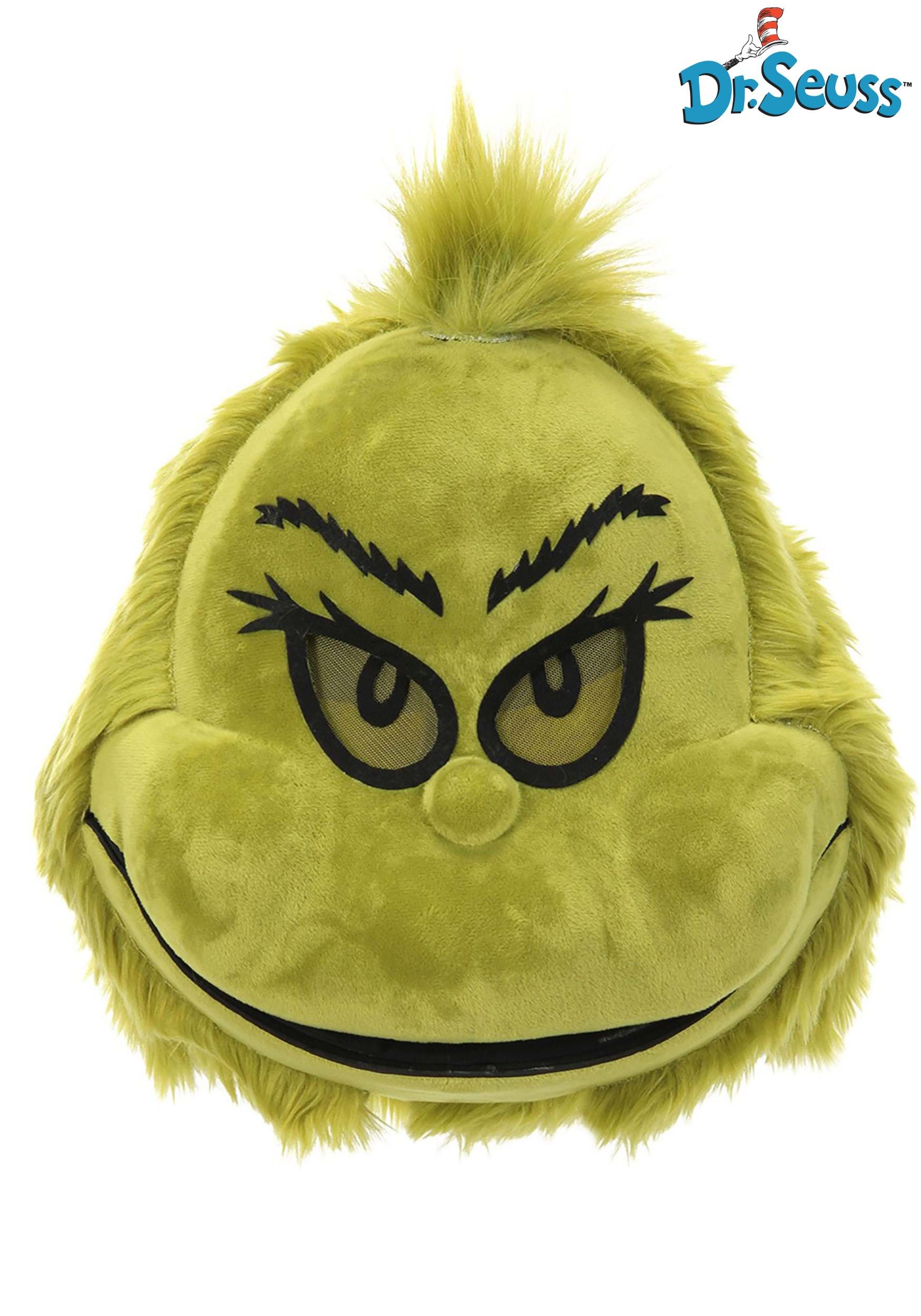 The Grinch Furry Mouth Mover Adult Mask