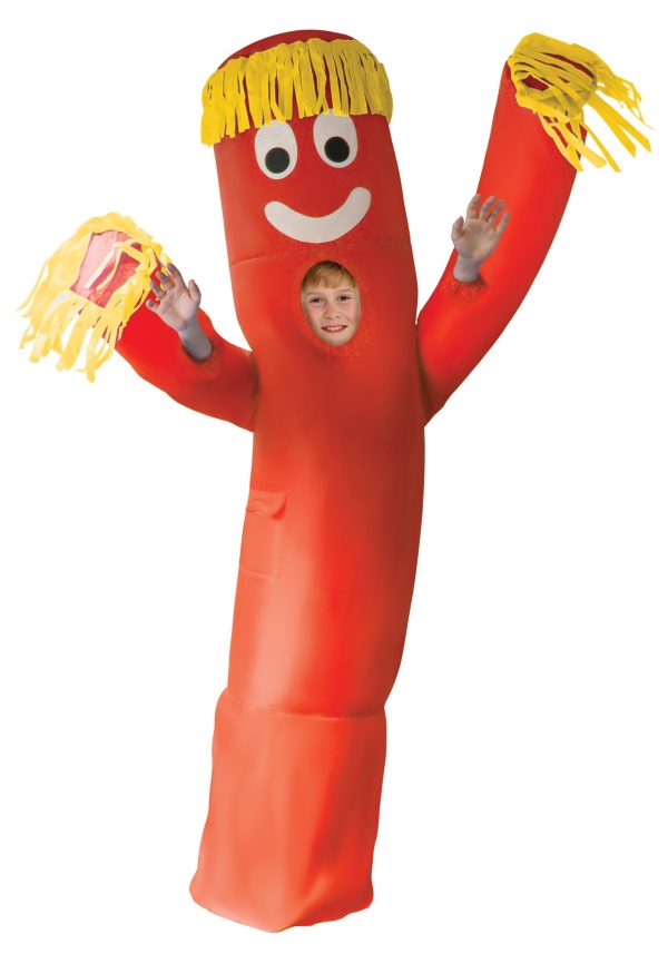 The Kids inflatable Red Wavy Arm Guy Costume