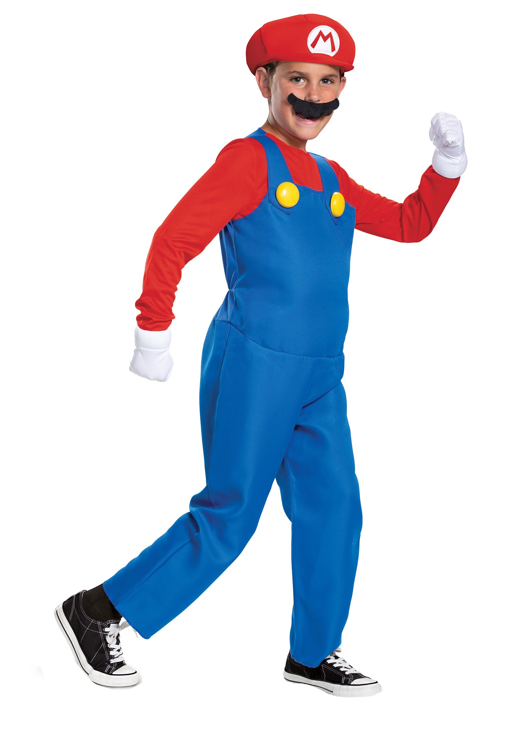 The Super Mario Brothers Boys Mario Deluxe Costume