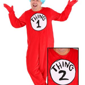 Thing 1&2 Adult Plus Size Costume