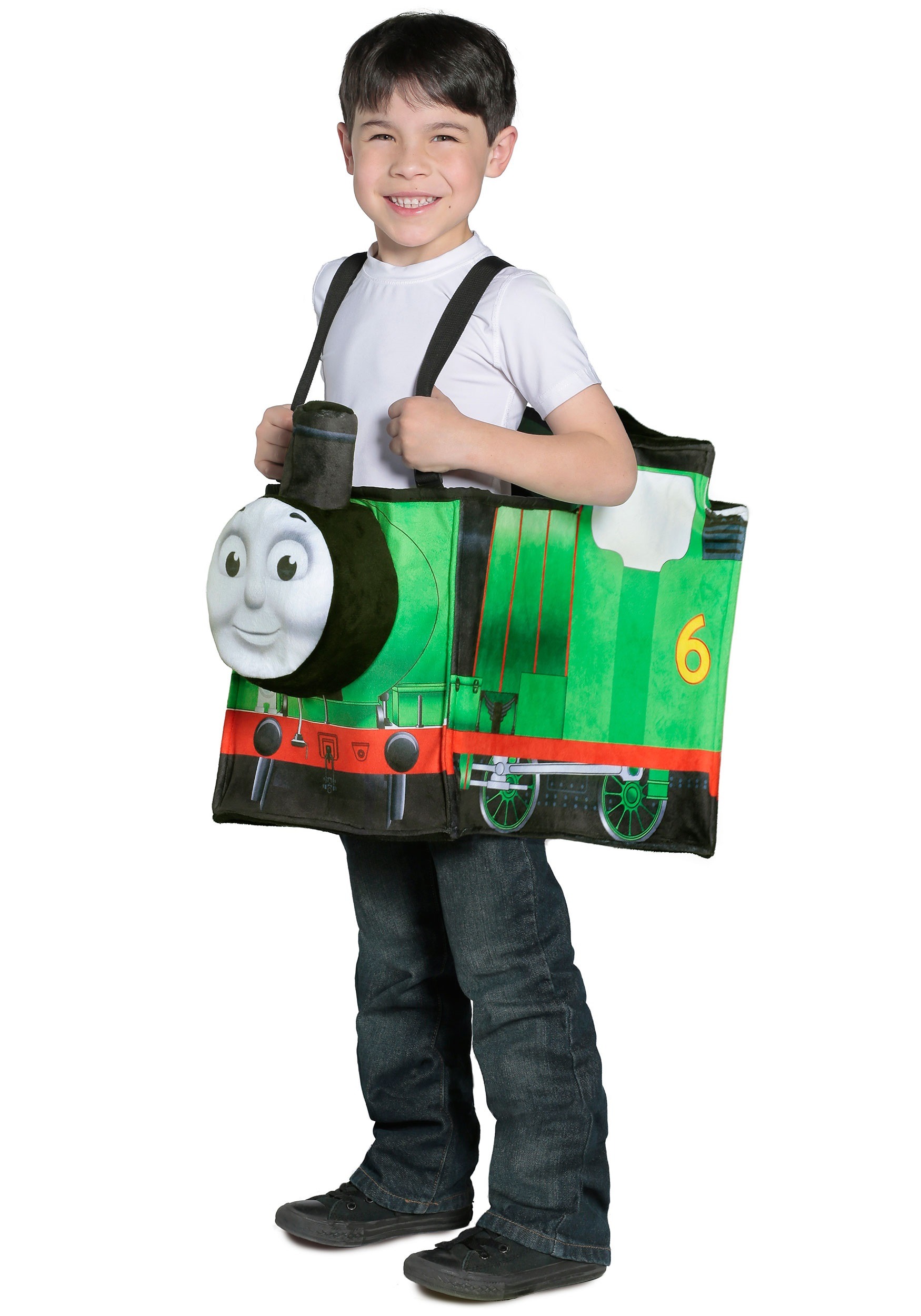 Thomas the Train Percy Ride in Train Costume