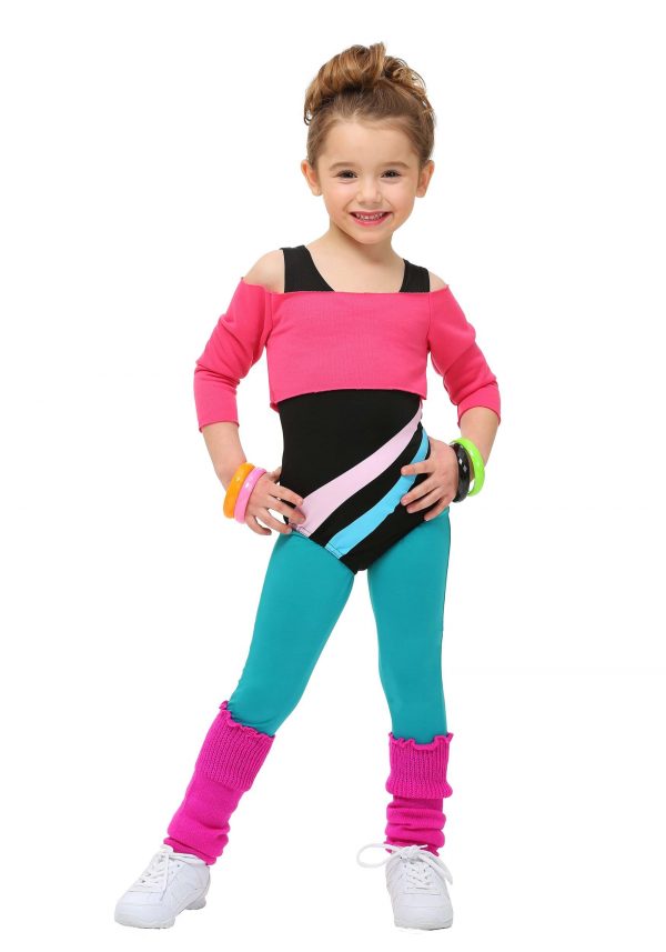 Toddler 80's Workout Girl Costume