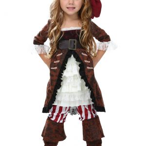 Toddler Brown Coat Pirate Costume
