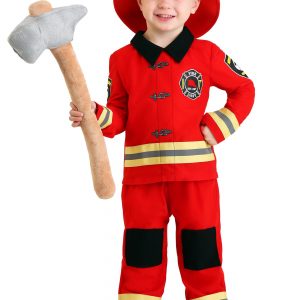 Toddler Friendly Firefighter Costume