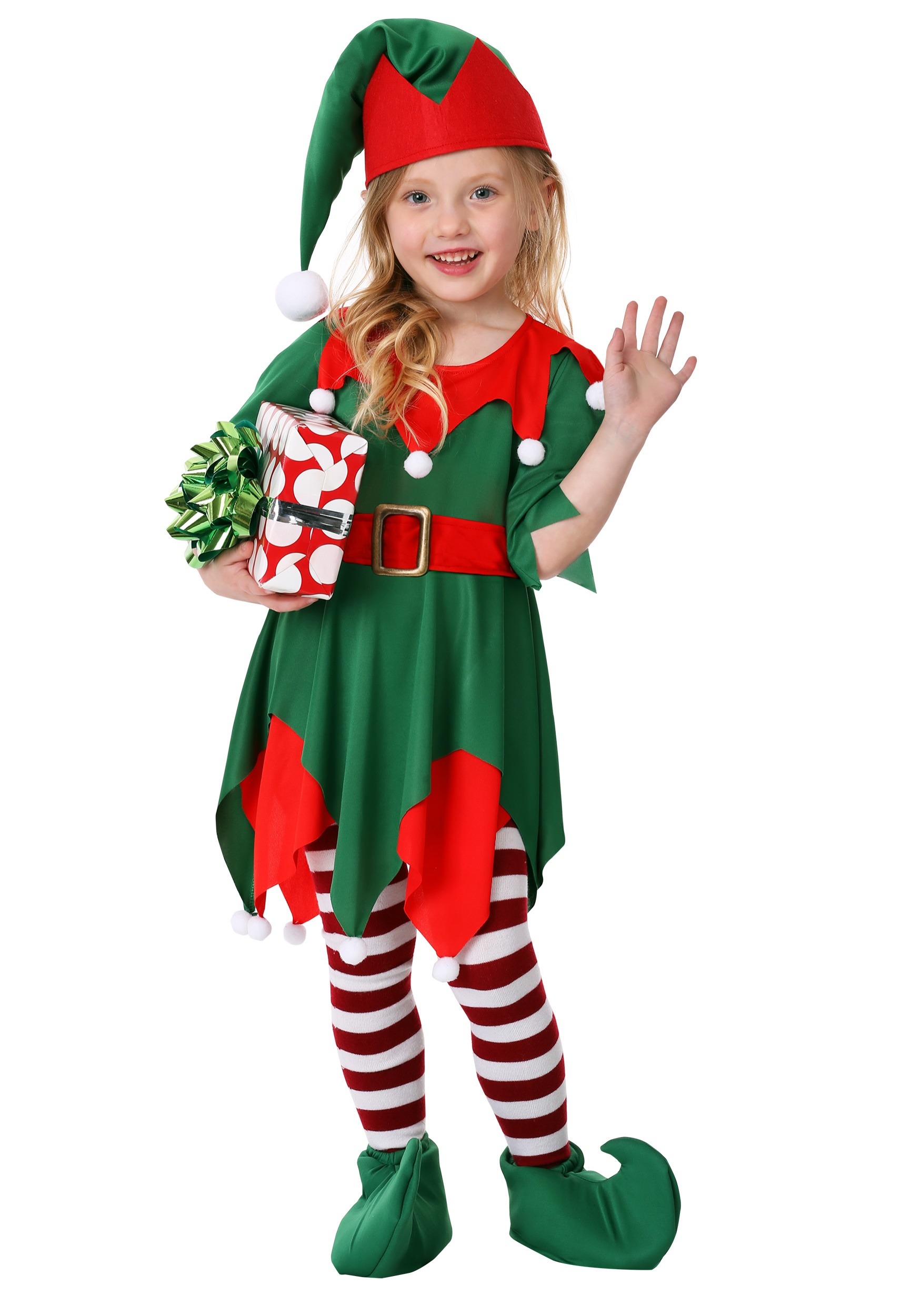 Toddler Girl’s Santa’s Helper Costume