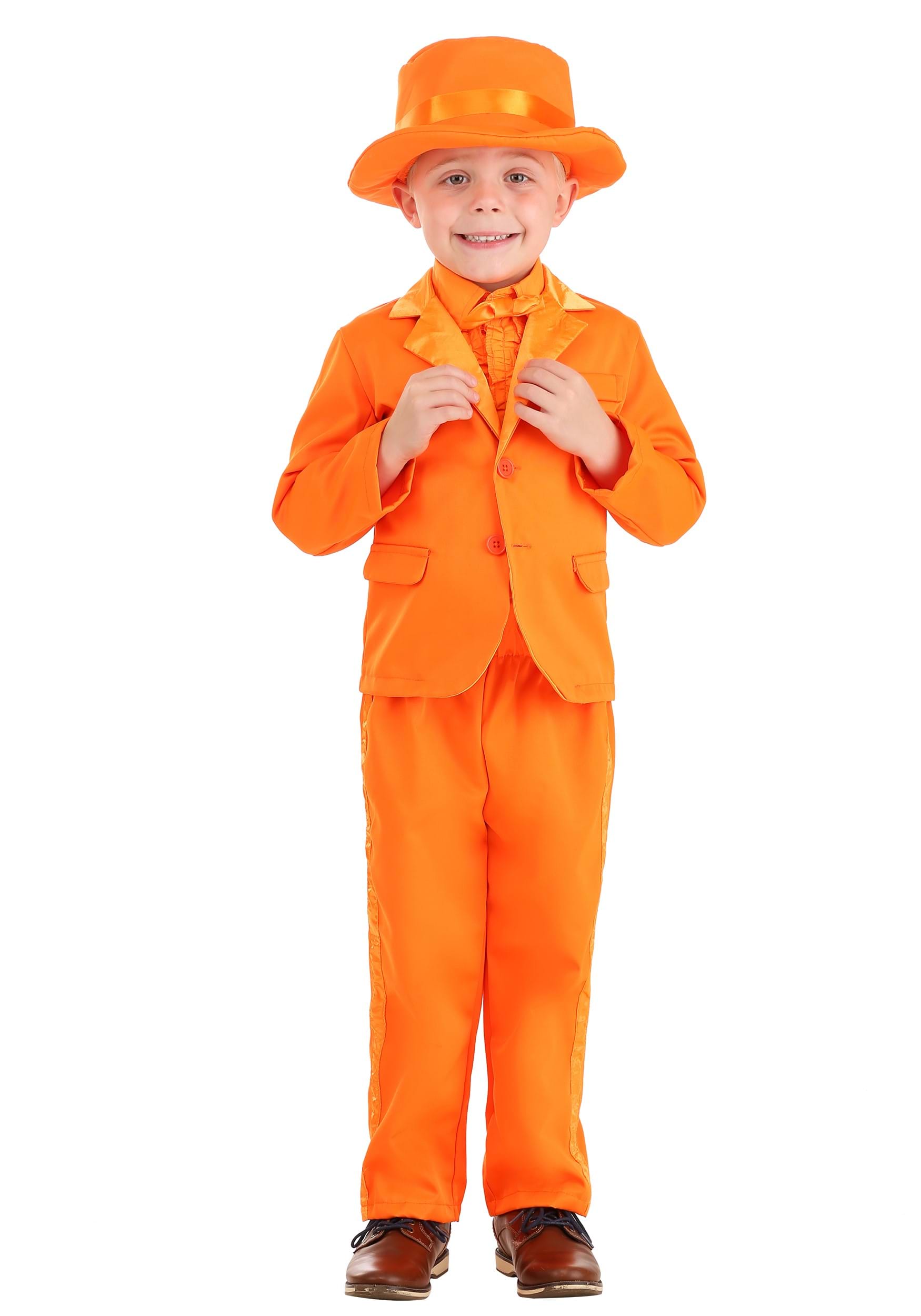 Toddler Orange Tuxedo Costume