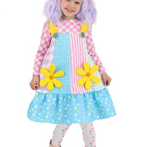 Toddler Pinafore Clown Costume