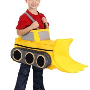 Toddler Ride in Bulldozer Costume