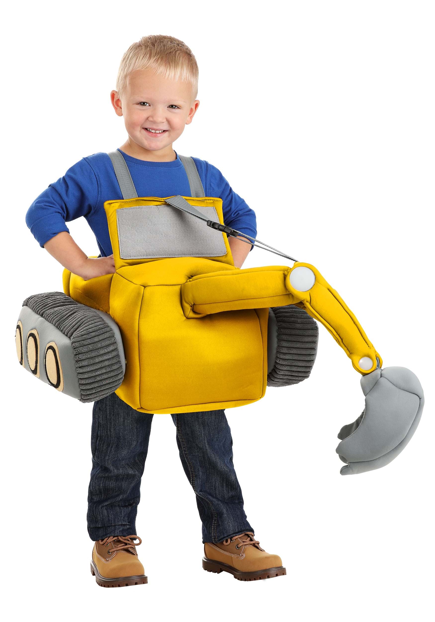 Toddler Ride in Excavator Costume