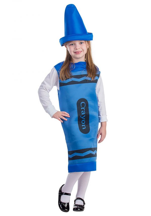Toddler's Blue Crayon Costume