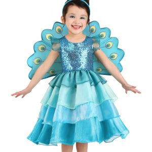 Toddler's Pretty Peacock Costume