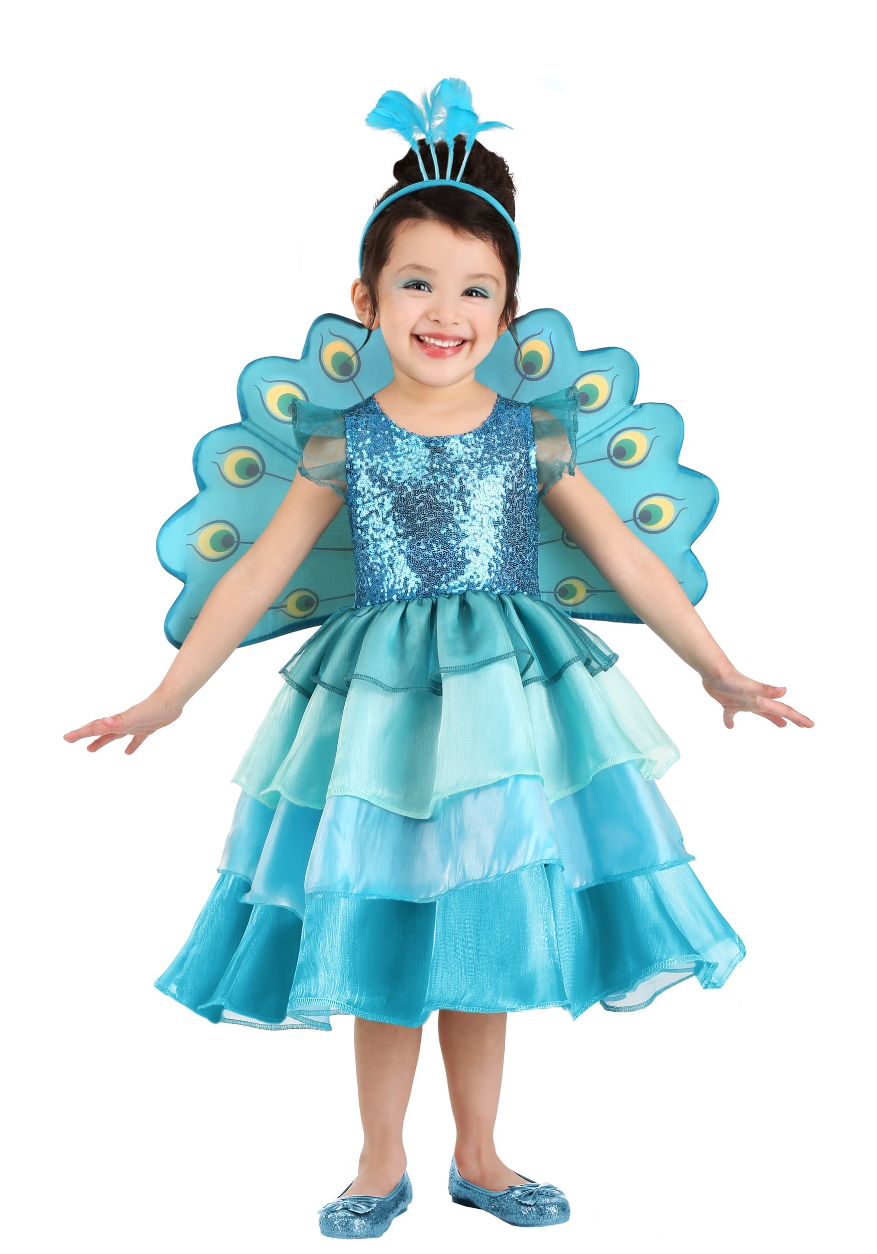 Toddler’s Pretty Peacock Costume