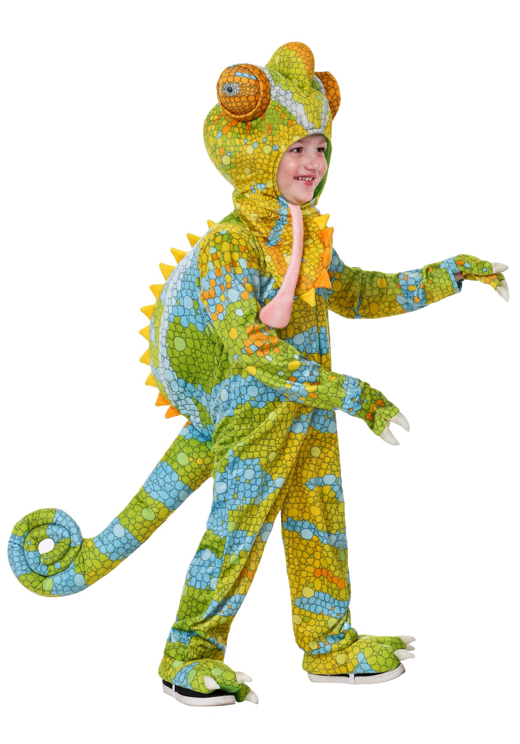 Toddler’s Realistic Chameleon Costume