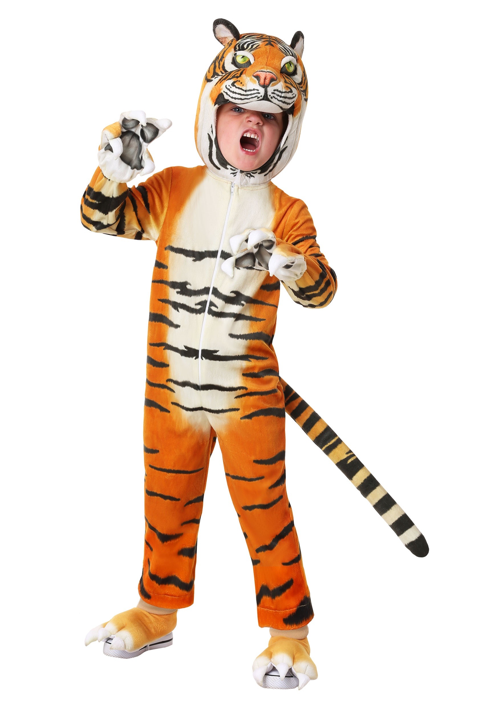 Toddler’s Realistic Tiger Costume