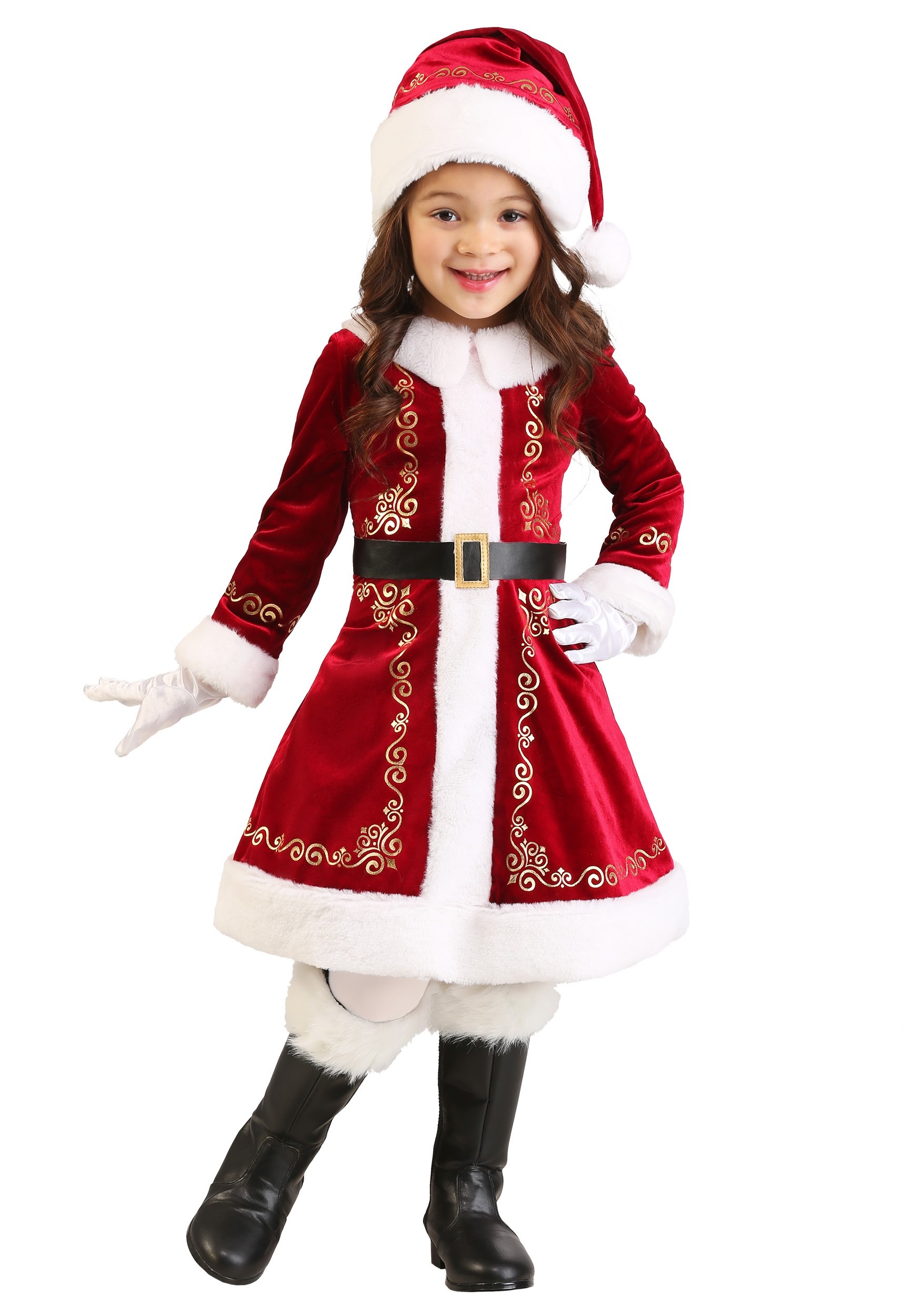 Toddler’s Santa Dress Costume