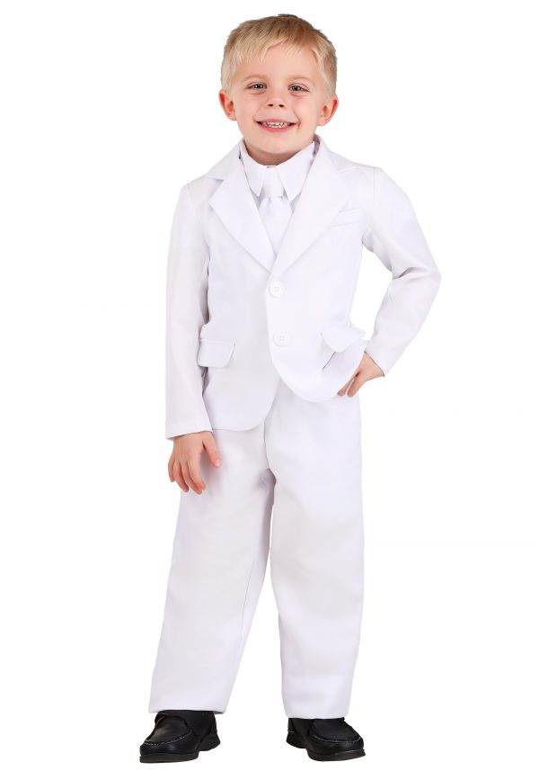 Toddler's White Suit Costume