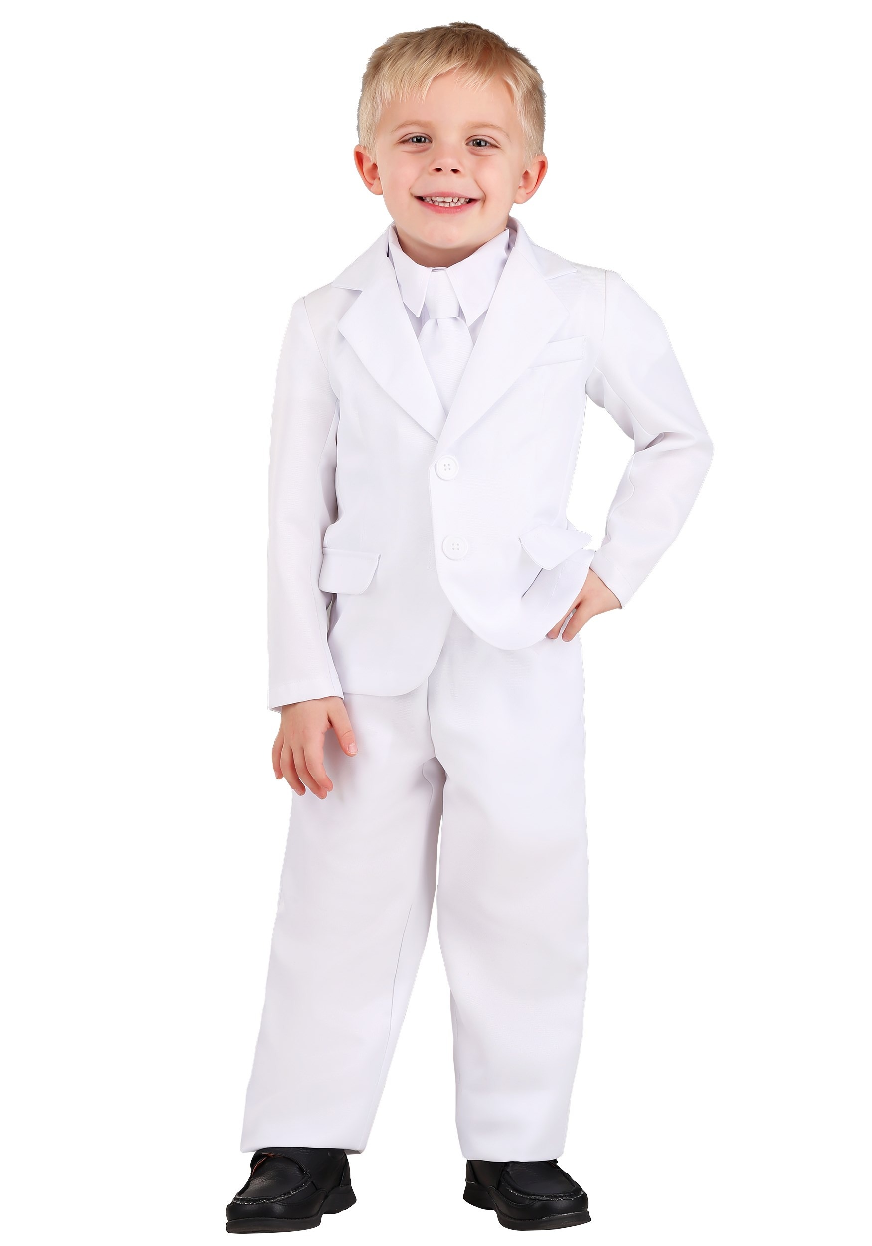 Toddler’s White Suit Costume