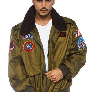 Top Gun Men's Nylon Bomber Jacket Costume