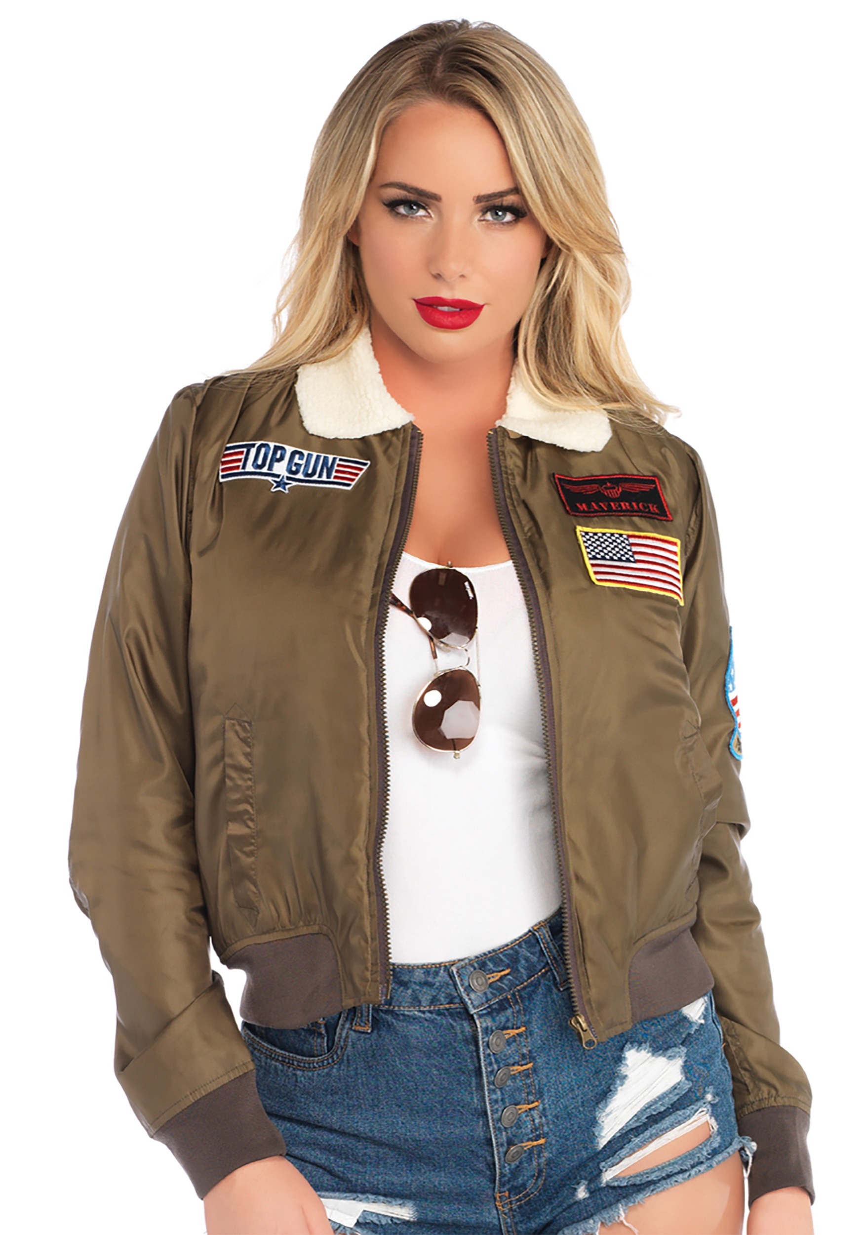 Top Gun Women’s Bomber Costume Jacket