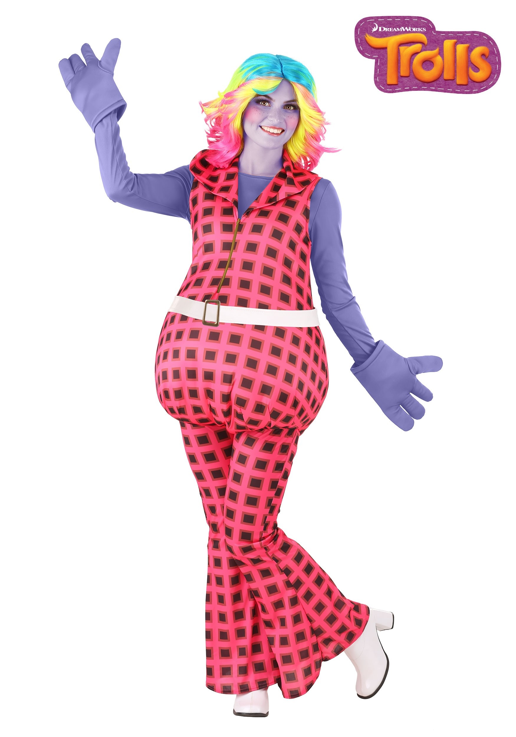 Trolls Women’s Lady Glitter Sparkles Costume
