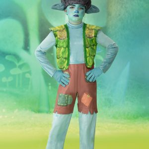 Trolls World Tour Boy's Deluxe Branch Costume