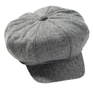 Tweed Newsboy Retro Hat