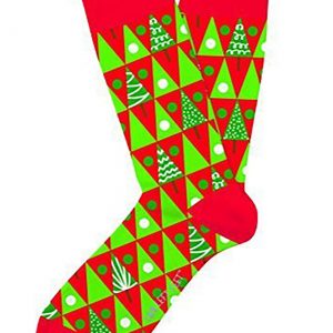 Two Left Feet Christmas Pine Grove Adult Socks