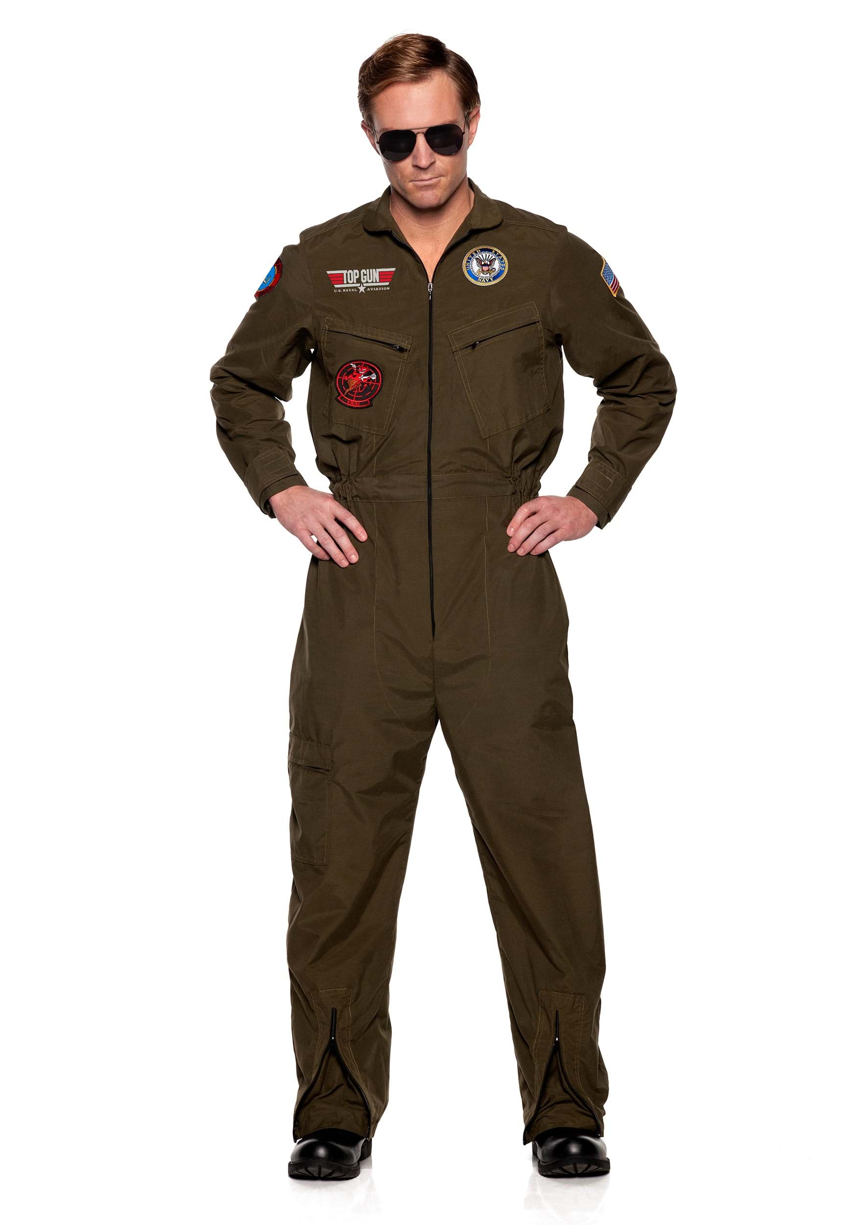 US Navy Top Gun Men’s Jumpsuit Costume