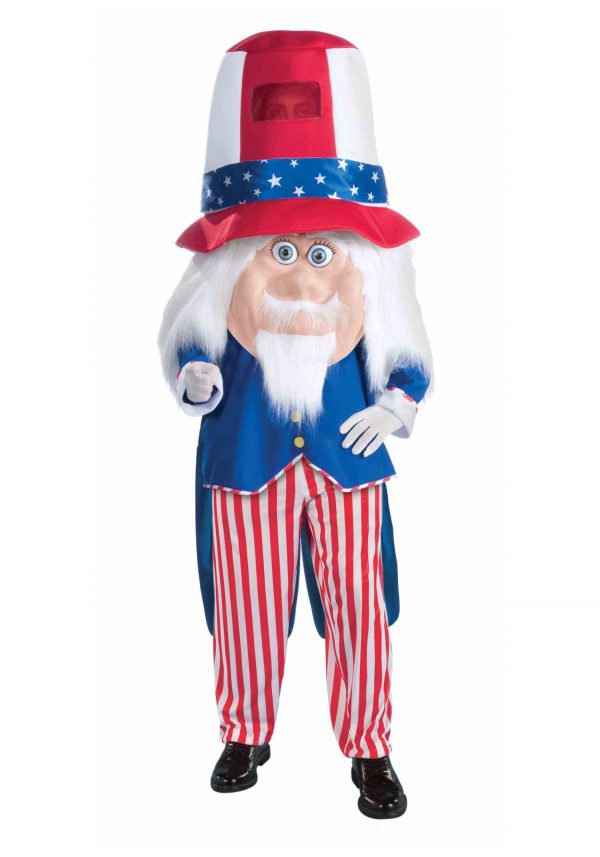 Uncle Sam Parade Mascot Costume for Adults