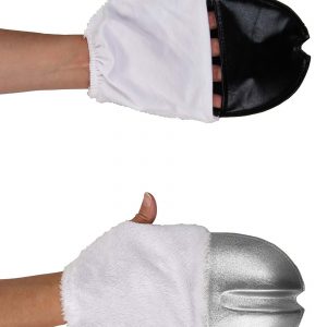 Unicorn Costume Front Hooves Silver