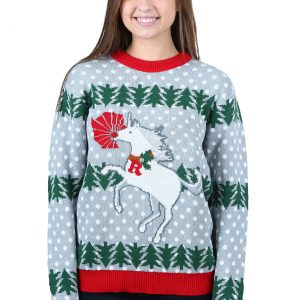 Unicorn Rudolph Ugly Christmas Sweater