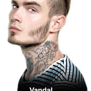 Vandal Neck Tattoos