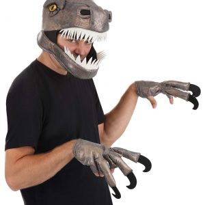 Velociraptor Jawesome Costume Hat and Gloves Set
