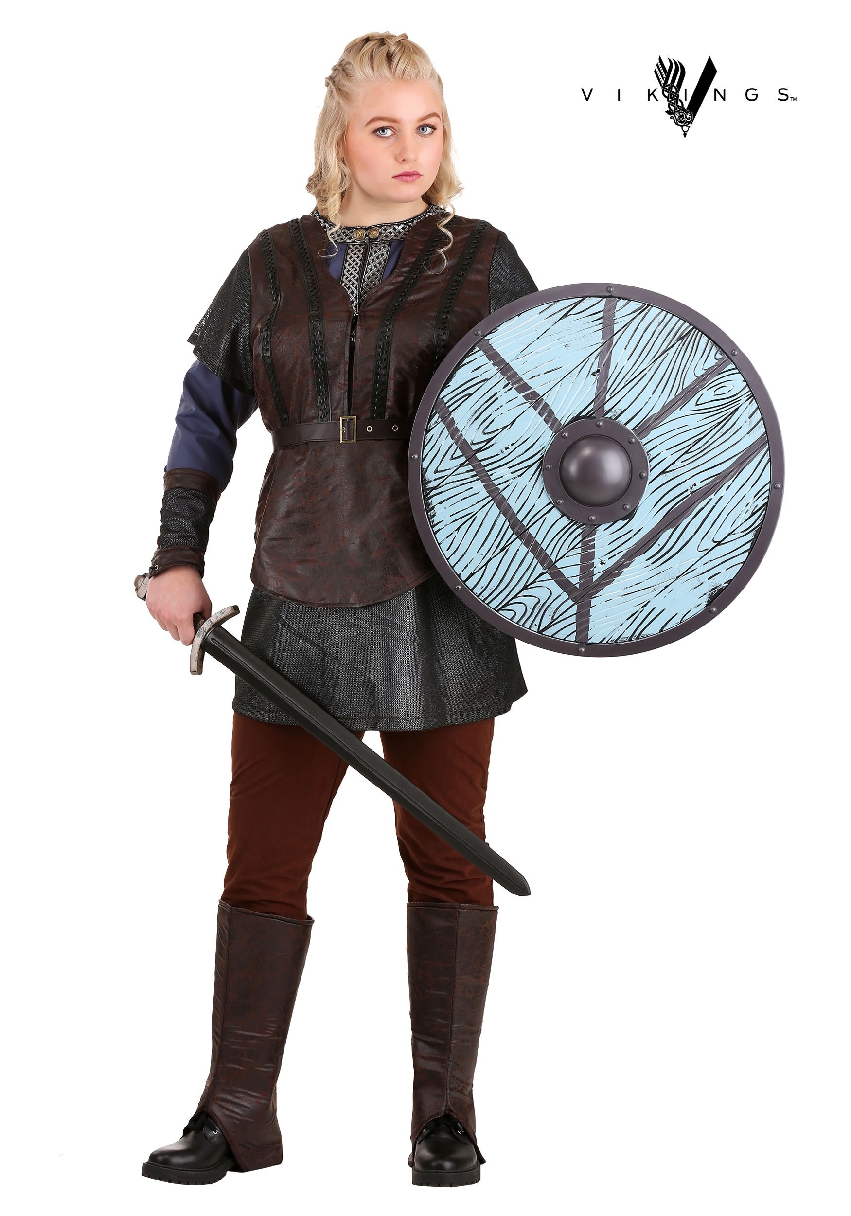 Vikings Women’s Plus Size Lagertha Lothbrok Costume
