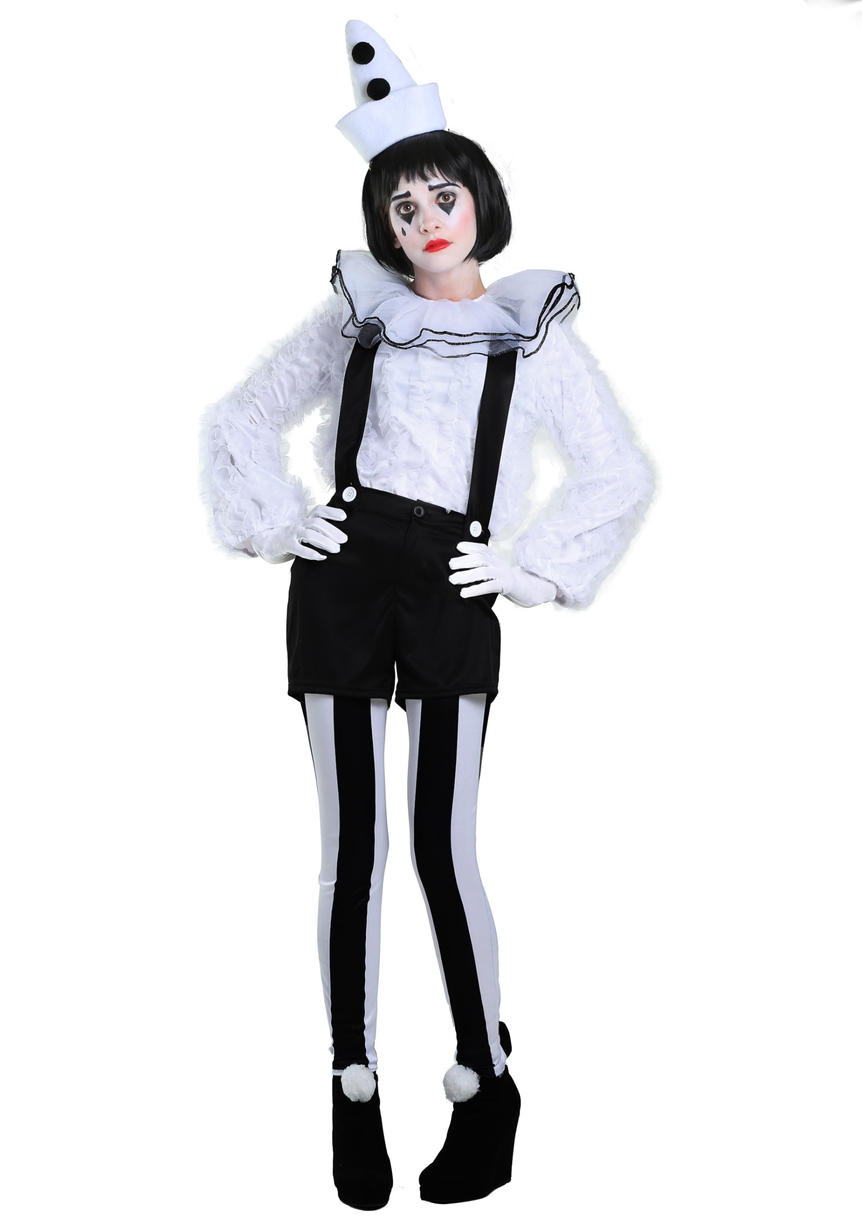 Vintage Pierrot Clown Women’s Costume