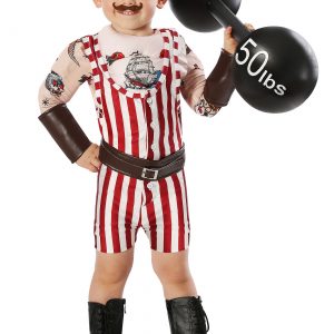 Vintage Strongman Toddler Costume