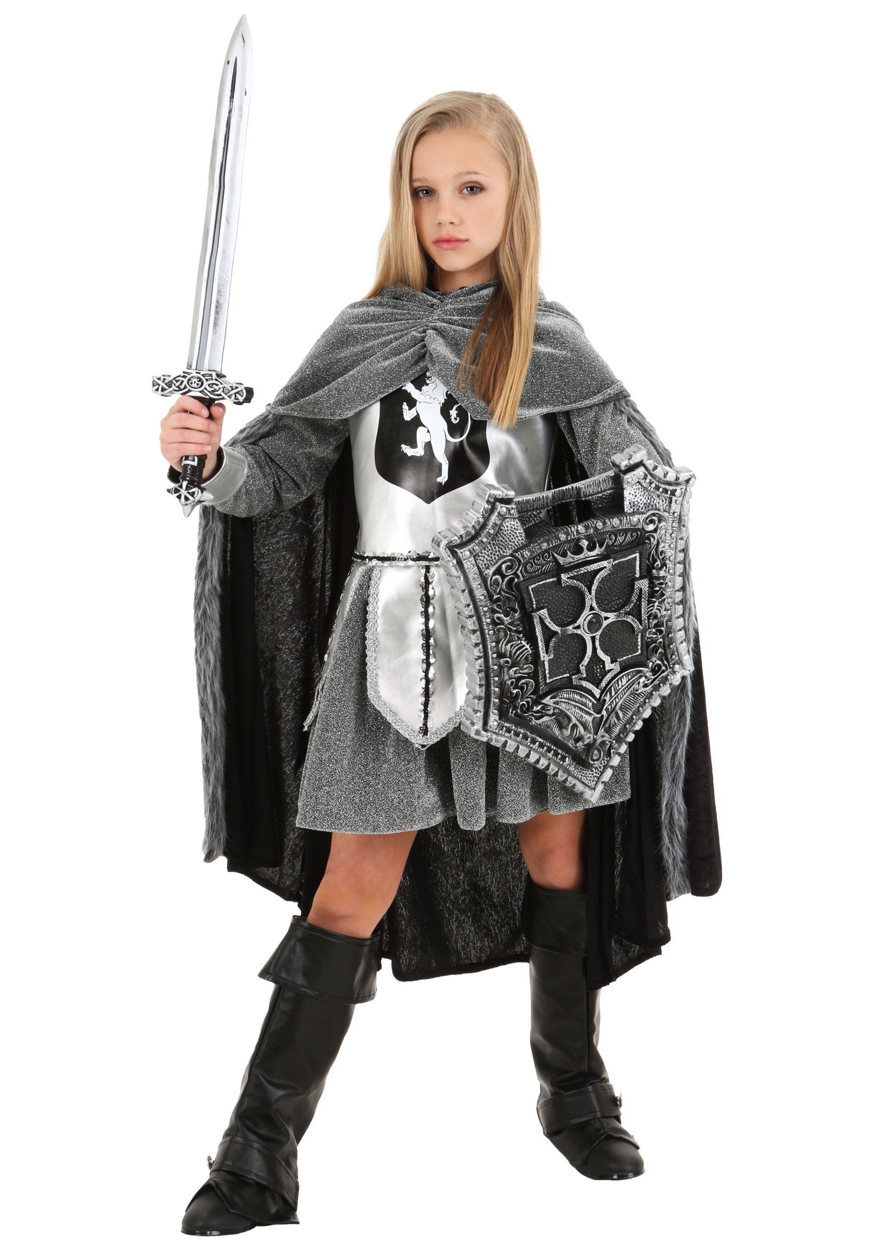 Warrior Knight Costume for Girls