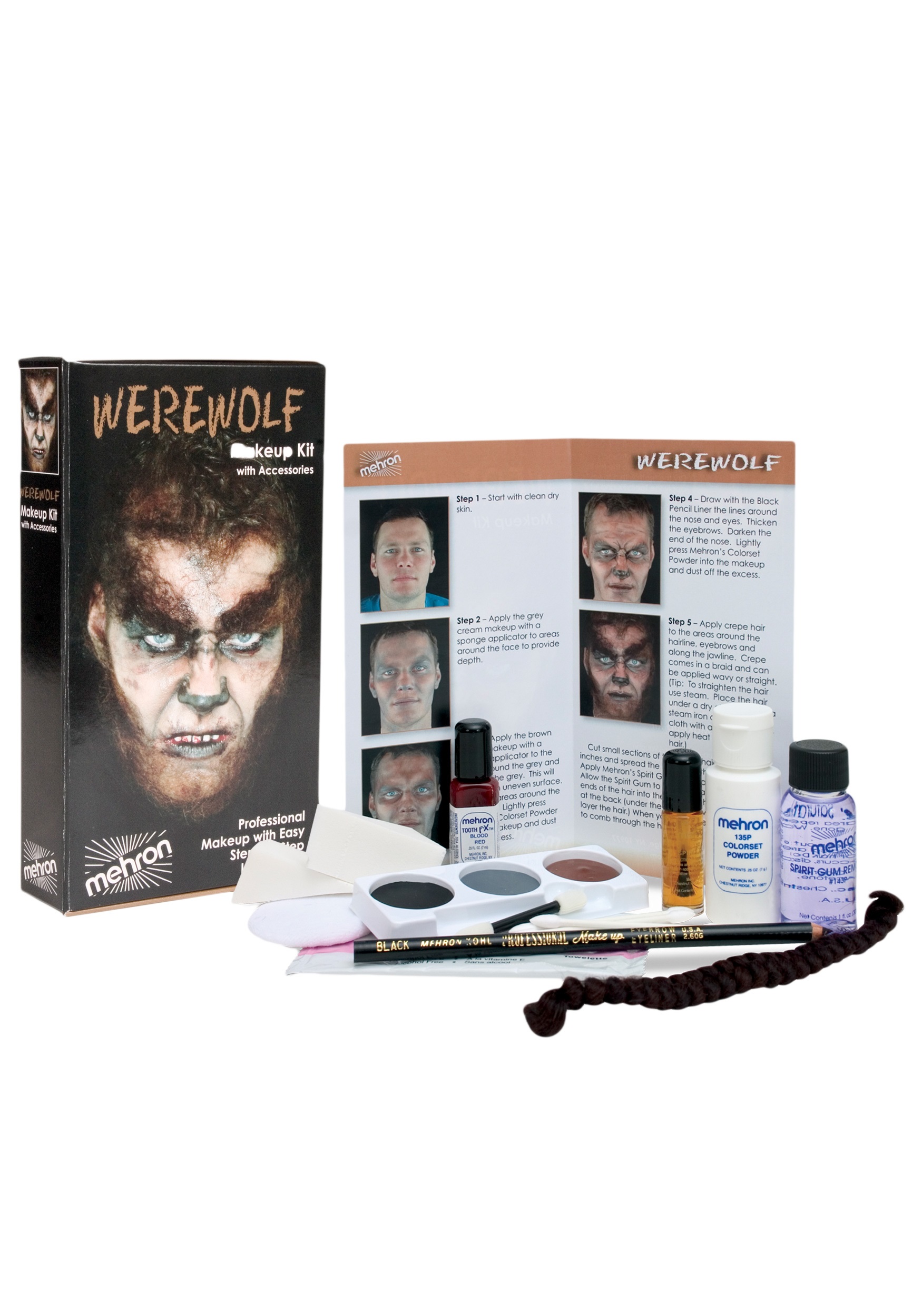 Werewolf Movie Makeup Kit