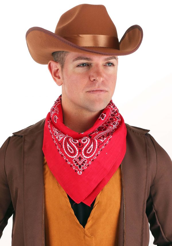 Western Cowboy Costume Hat - Brown