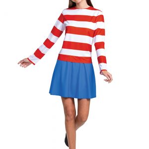 Where's Waldo Adult Classic Wenda Costume